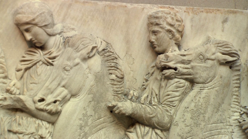 The Parthenon had its sculptures plundered by the Turks