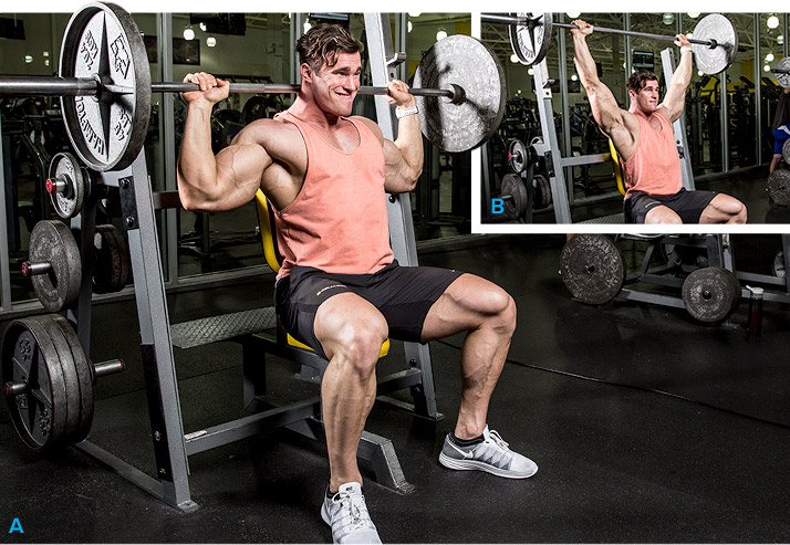 Shoulder Presses Behind the Neck