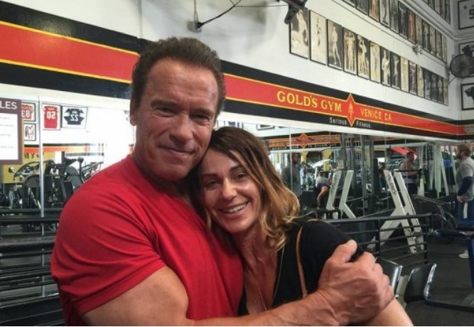 Nadia Comăneci And Arnold Schwarzenegger