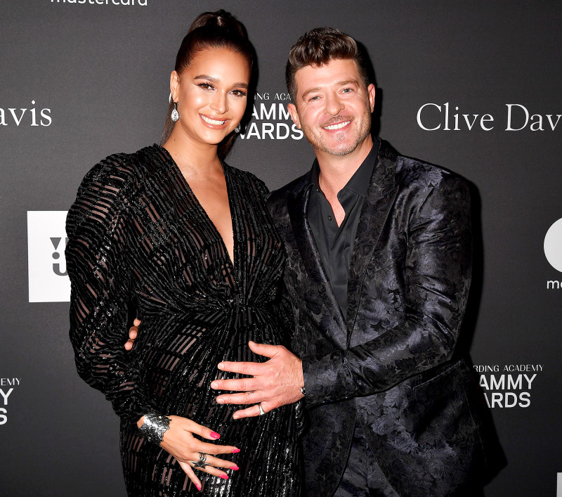 April Love Geary And Robin Thicke