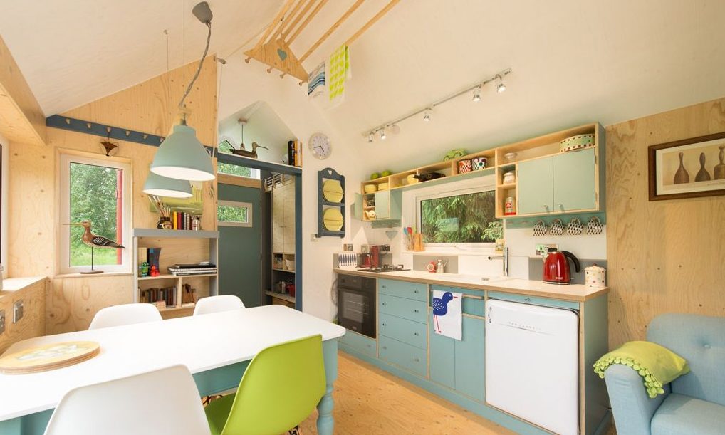 Tiny Kitchen With Bespoke Cabinetry