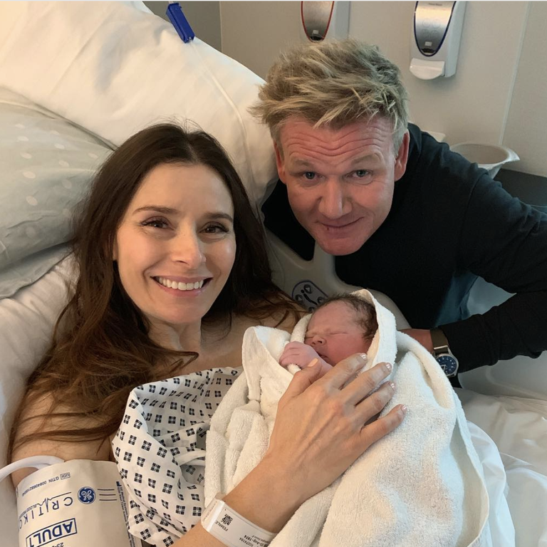 Gordon With His Wife Tana And Baby Oscar