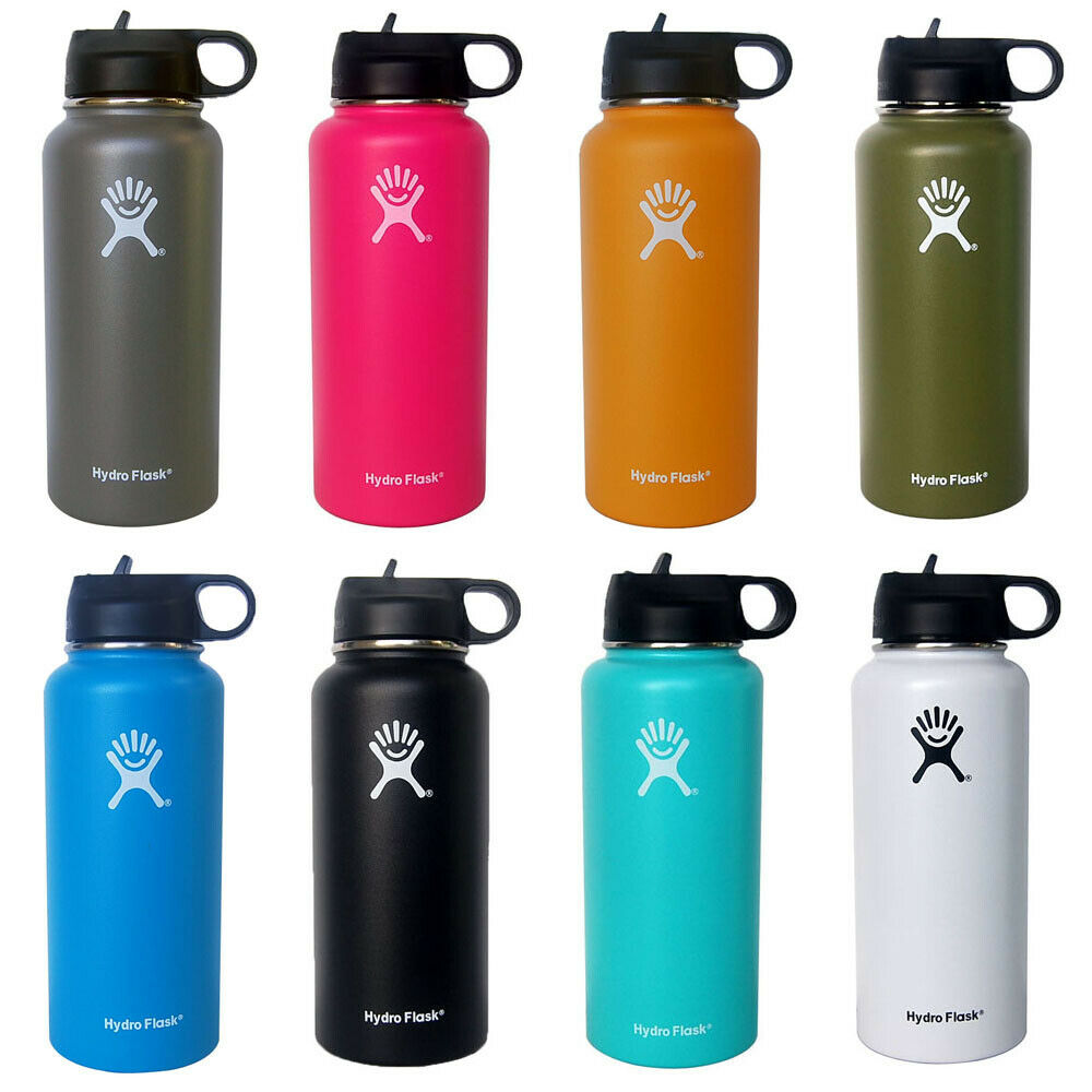 Hydro Flask Water Bottle With Straw Lid