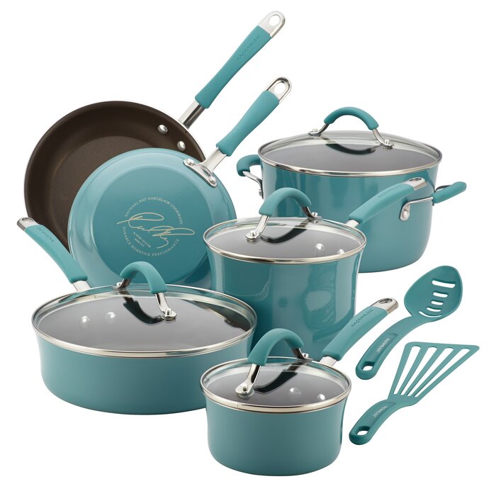 Rachael Ray Cucina Pots And Pans 12 Piece Set