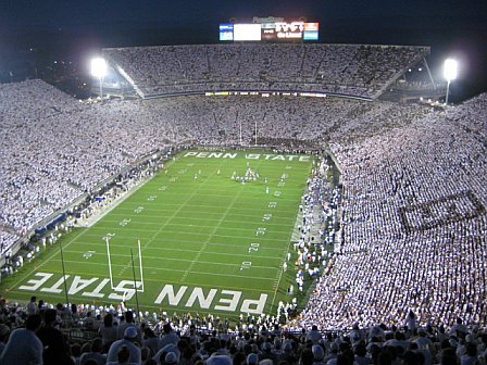 32. Beaver Stadium Pennsylvania State University, University Park, Pennsylvania