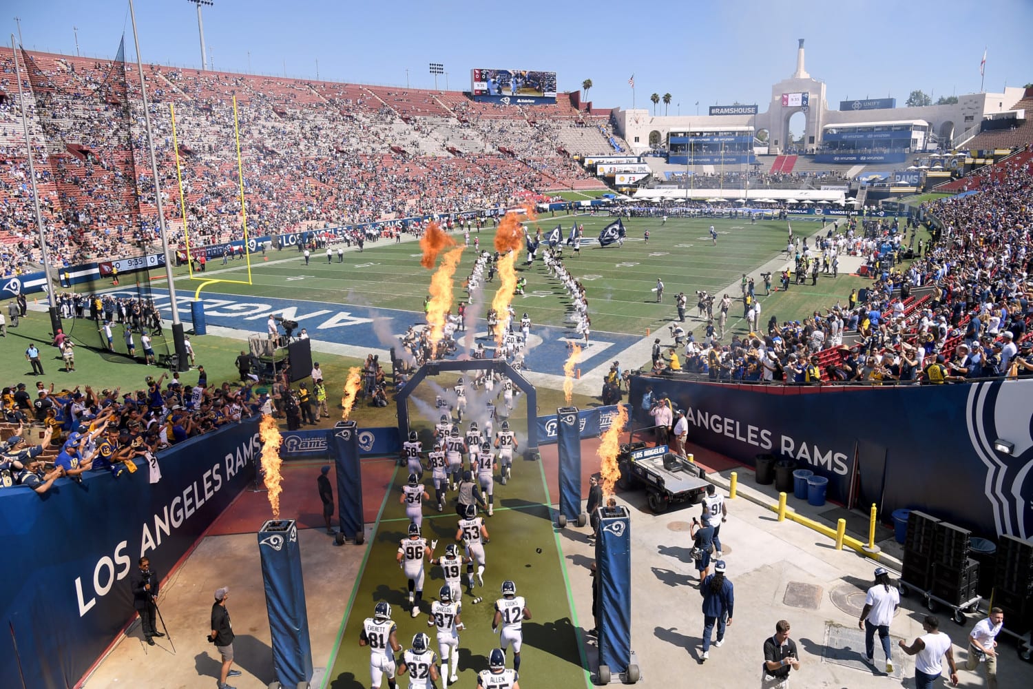 28. Los Angeles Memorial Coliseum Los Angeles, California