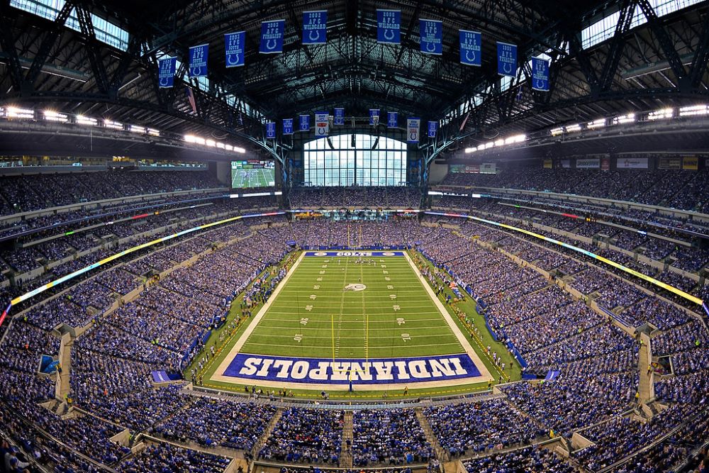 9. Lucas Oil Stadium Downtown Indianapolis, Indiana