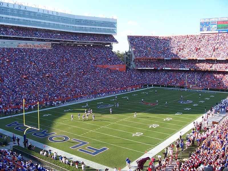 33. Ben Hill Griffin Stadium University Of Florida, Gainesville, Florida