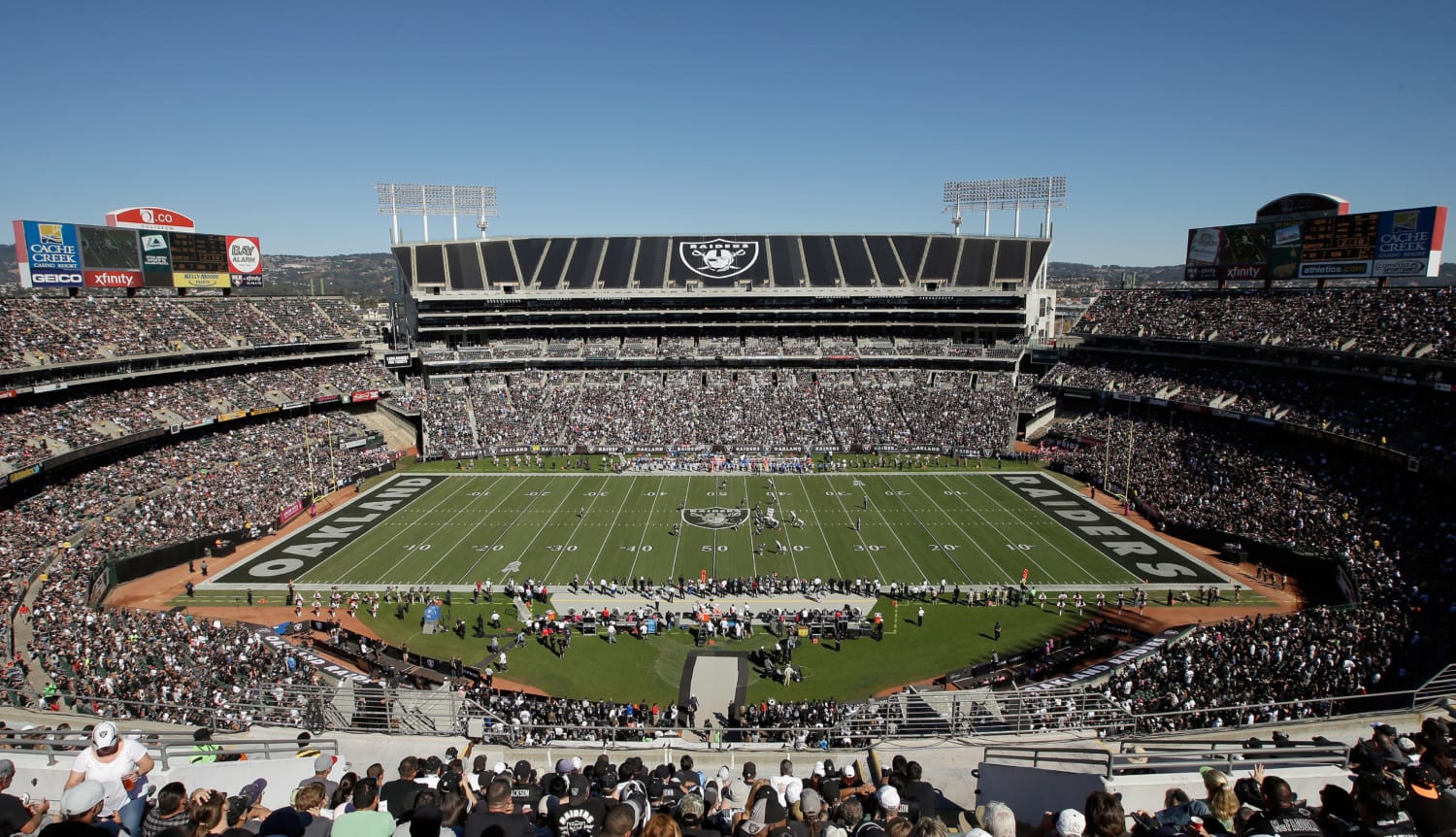 30. Oakland Alameda County Coliseum Oakland, California