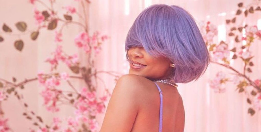 Rihanna's New Lavender Look