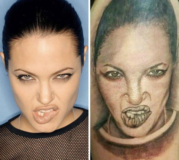 Unrecognizable Angelina