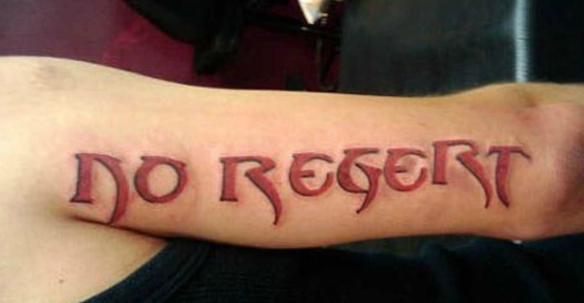 Well, Maybe One Regret