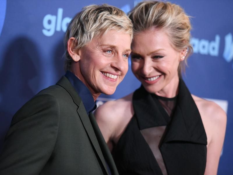 Portia DiRossi And Ellen DeGeneres