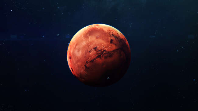 Mars, la planète rouge