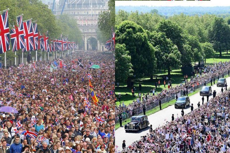 Royal Wedding Crowds