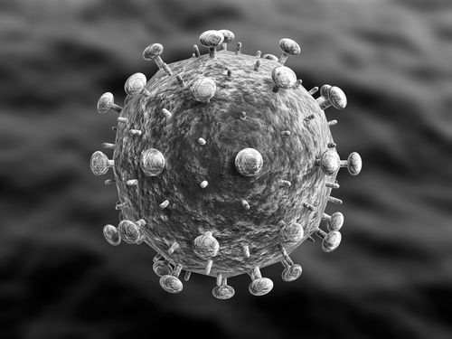 HIV Virus And Its Spikes