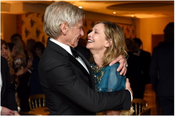 Harrison Ford Y Calista Flockhart 16 Años