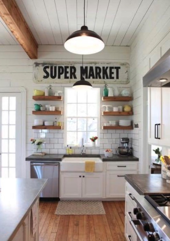 A Modern Farmhouse Kitchen