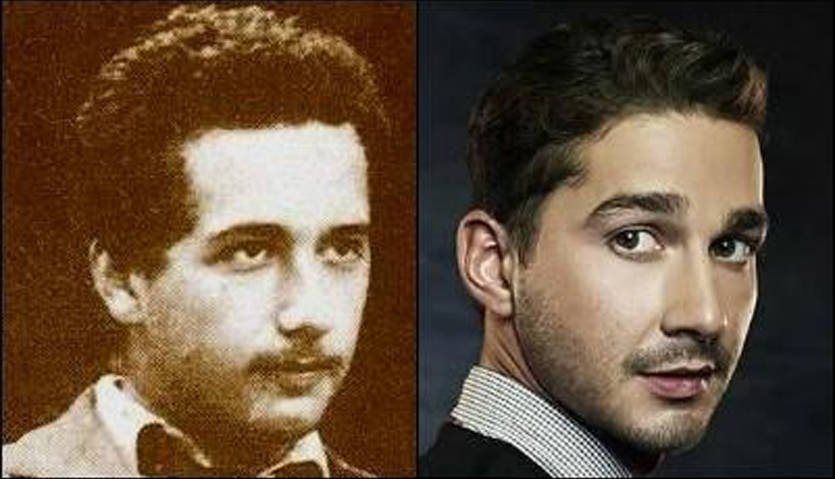 Young Albert Einstein And Shia LaBeouf